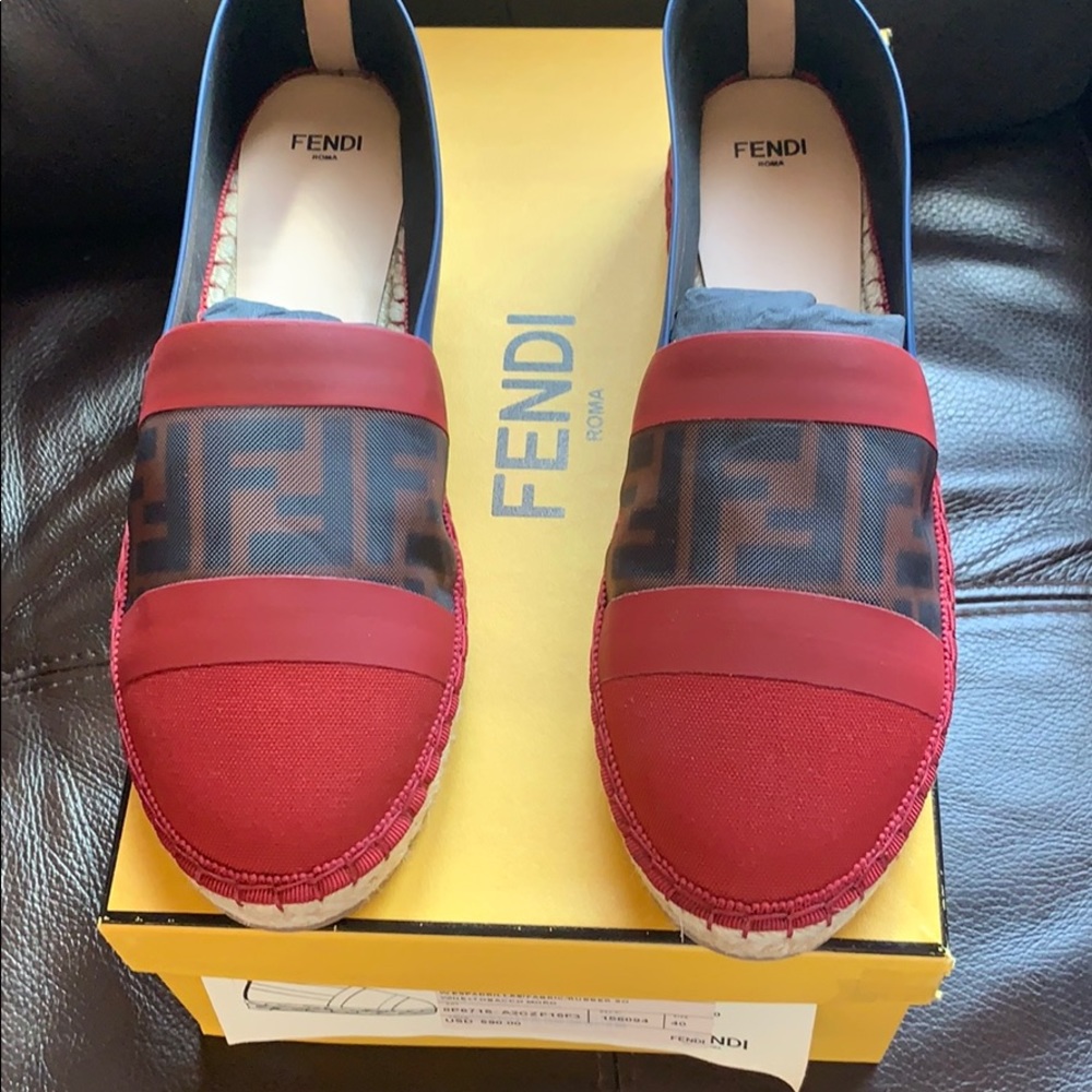 Brand new fendi espadrillas